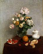 Henri Fantin-Latour Flores de Verao e Frutos oil painting reproduction